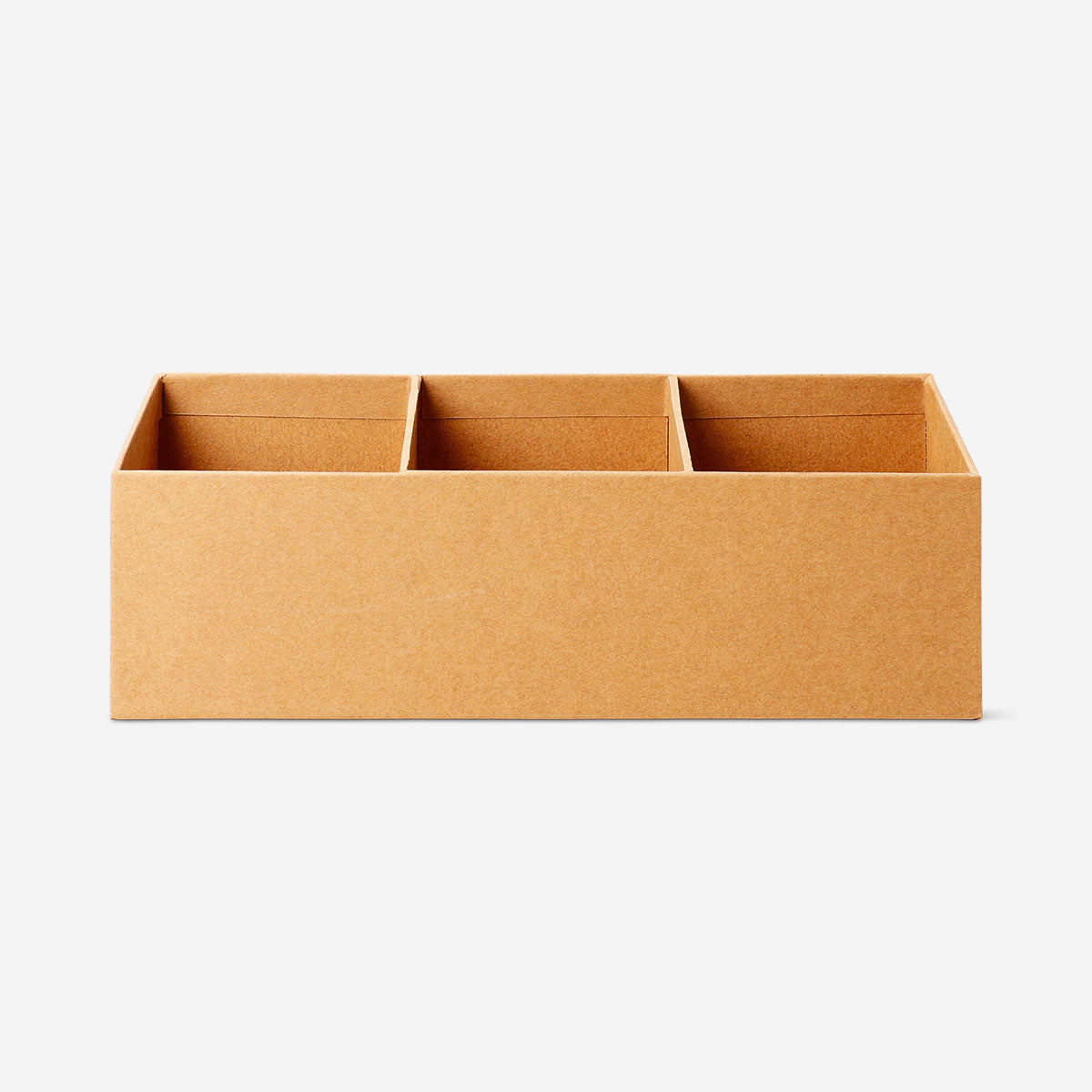Flying Tiger Copenhagen craft paper pencil holder, 10x25 cm, perfect for office desk organization with a rustic, natural look.