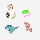 Set of 5 DIY rhinestone stickers from Flying Tiger Copenhagen, colorful and sparkly craft embellishments for hobbies and decorating.