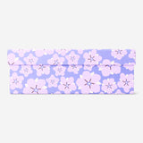 Home storage box with purple flower design, 14x20 cm, from Flying Tiger Copenhagen, featuring a decorative floral pattern.