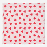 TEST Pocket lommetørklæder med hjerteprint - 10 stk.
