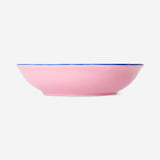 Flying Tiger Copenhagen 14 cm low ceramic bowl with colorful flower design, ideal for kitchen use and decorative serving.
