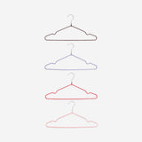 Set of 10 multicolored metal hangers for home use, featuring vibrant shades and sturdy design from Flying Tiger Copenhagen.