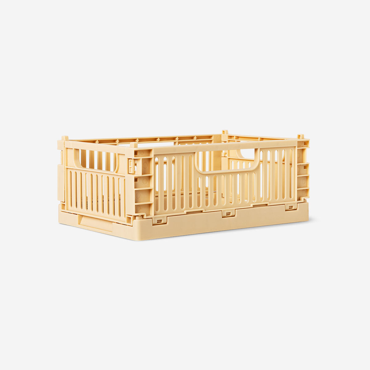 Purple collapsible storage box from Flying Tiger Copenhagen, 22x14.5 cm, made of flexible material for home organization.