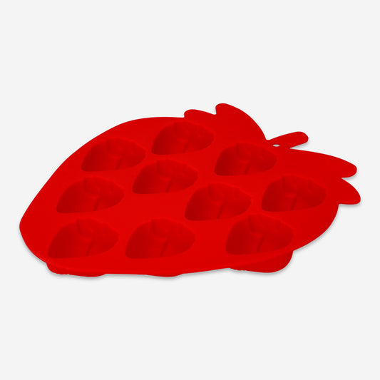 Strawberry ice cube tray