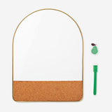 Magnetic wall planner board with marker for office organization, featuring a sleek design by Flying Tiger Copenhagen.