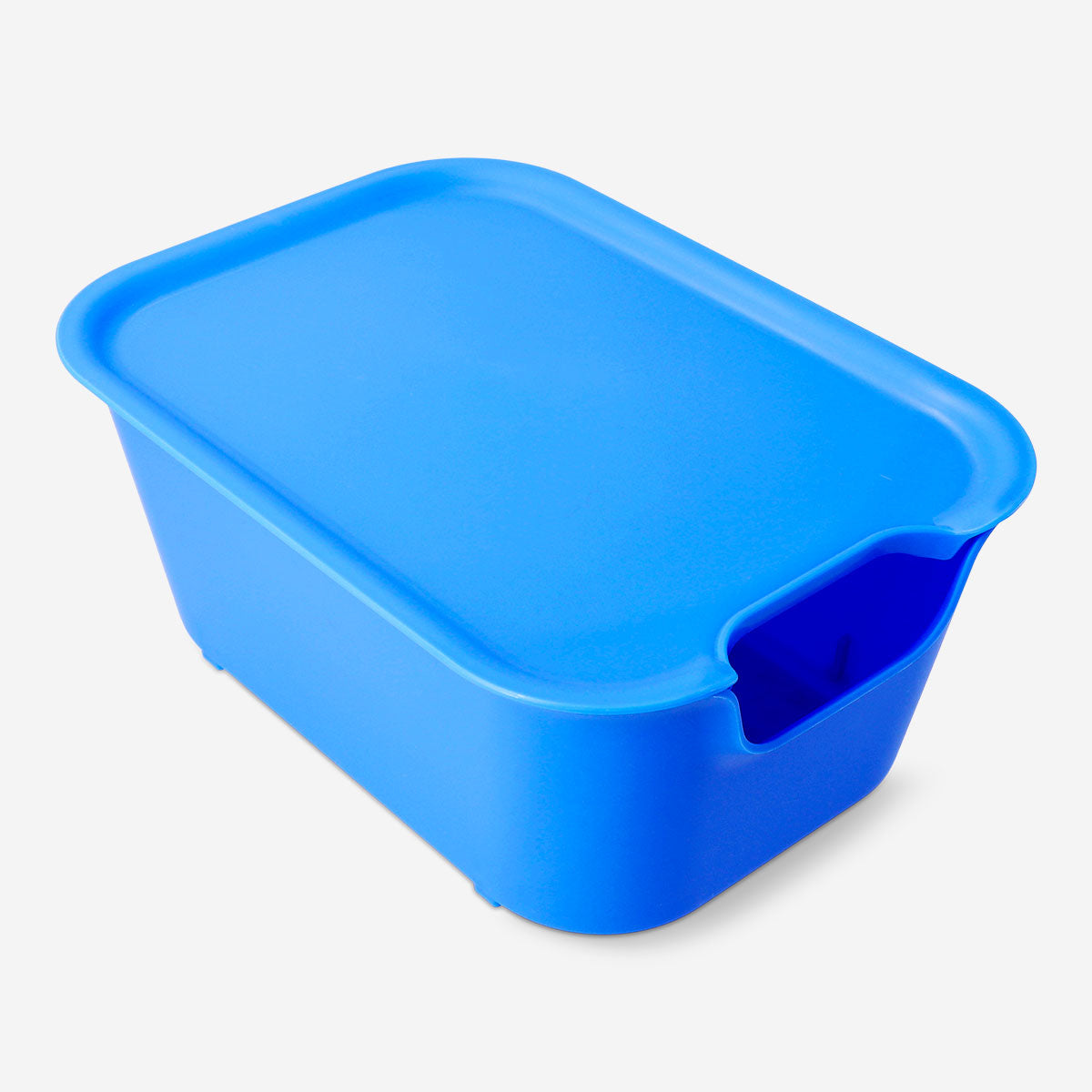Blue Flying Tiger Copenhagen storage box with lid, measuring 19x26 cm, ideal for home organization and storage.