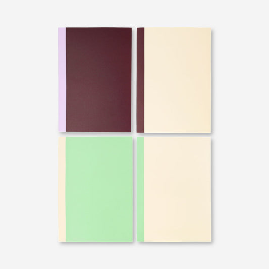 A5 set of notebooks - 4 pcs