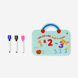 Reusable number learning book by Flying Tiger Copenhagen, colorful pages for kids' number practice and early math skills.