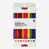 Farvede kuglepenne - 8 stk.