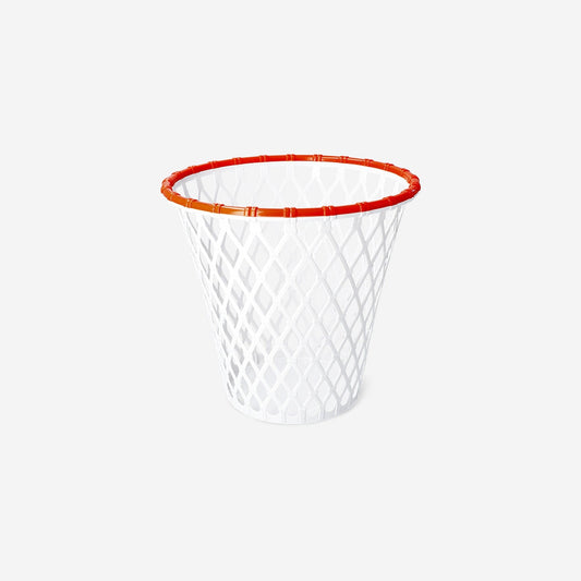 Basketball hoop bin
