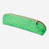 Green floral pencil case from Flying Tiger Copenhagen, perfect for office supplies and organization.