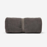 Grey fleece blanket - 130x180 cm