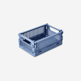 Blue collapsible storage box - Small