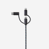 Charging cable. For USB-C, Micro USB and lightning