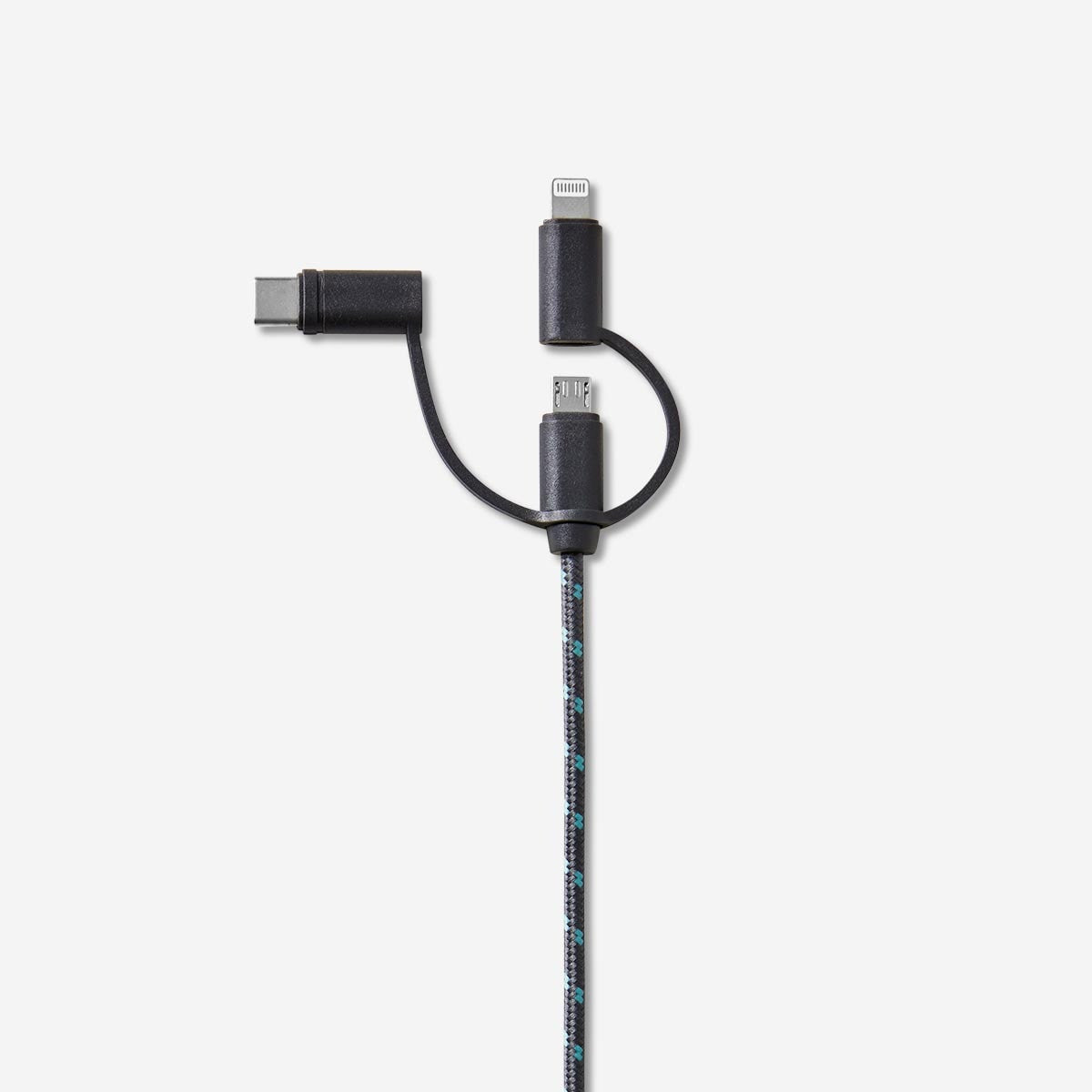 Charging cable. For USB-C, Micro USB and lightning