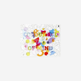 Colouring book with wording