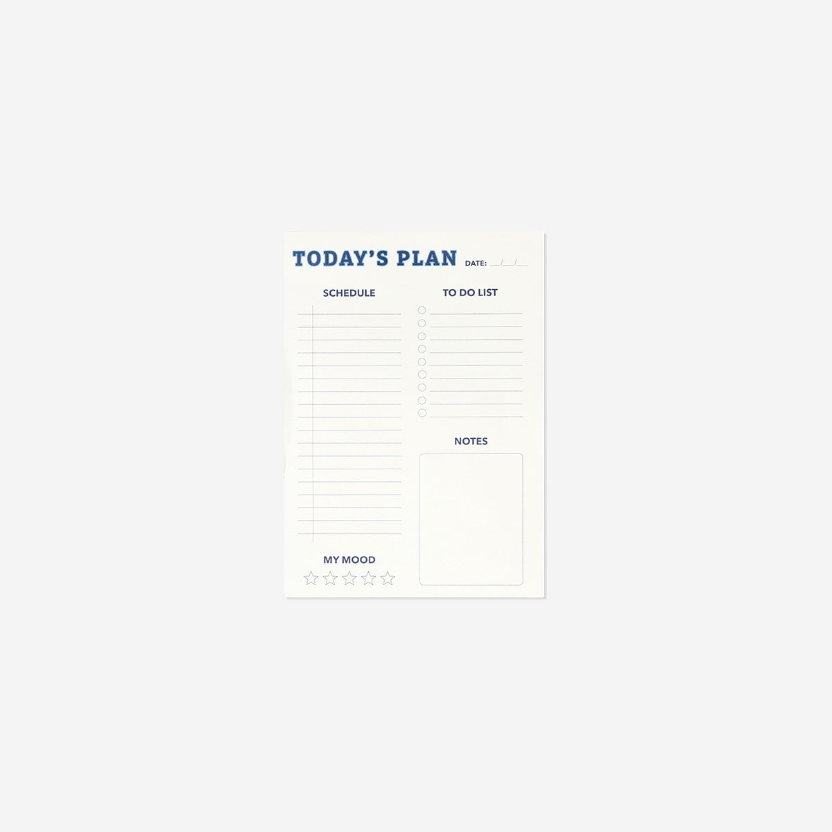 Daily planner pad
