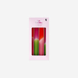 Middagslys med dip dye - 4 stk.