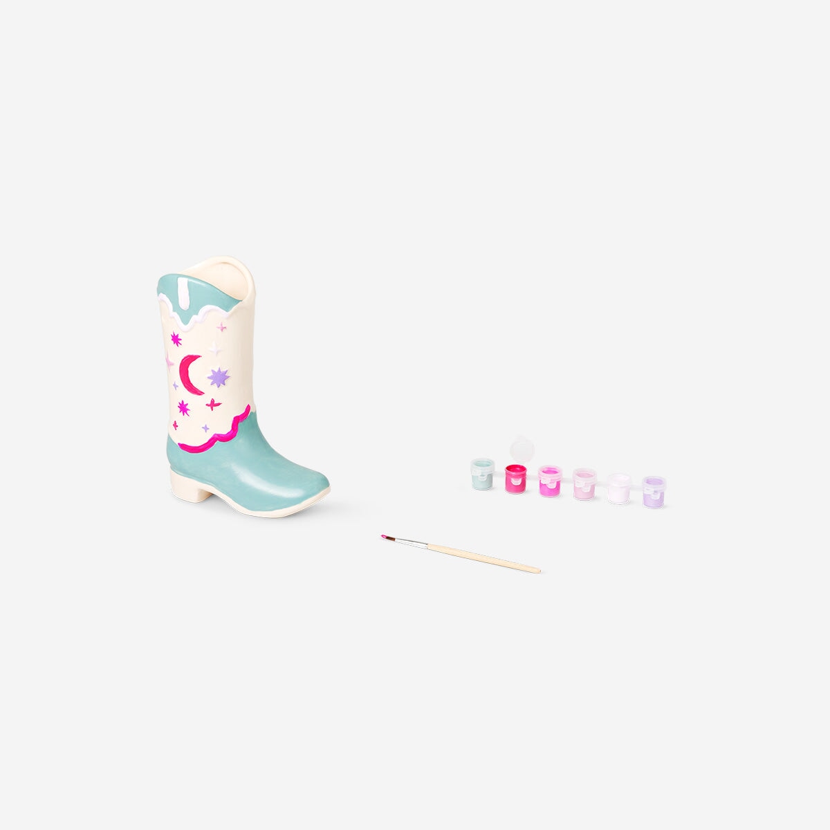 DIY ceramic cowboy boot