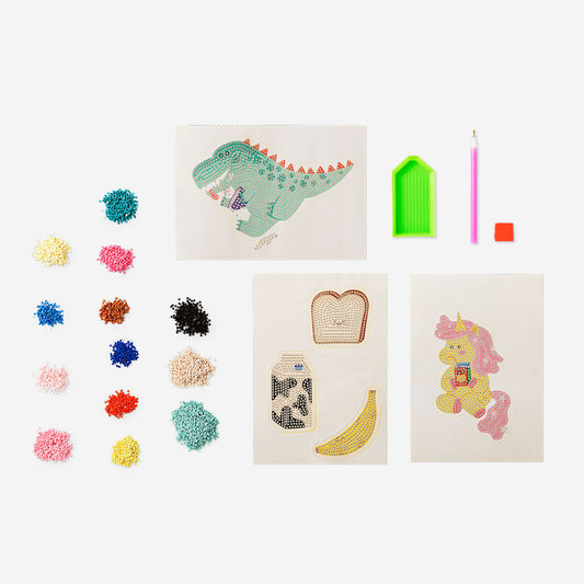 DIY rhinestone stickers - 5 pcs