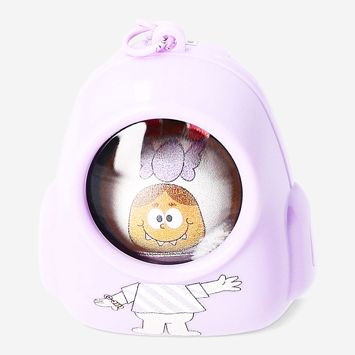 Flying Tiger Copenhagen candy monster keyring with light, featuring colorful candy-themed design and small LED light attachment.