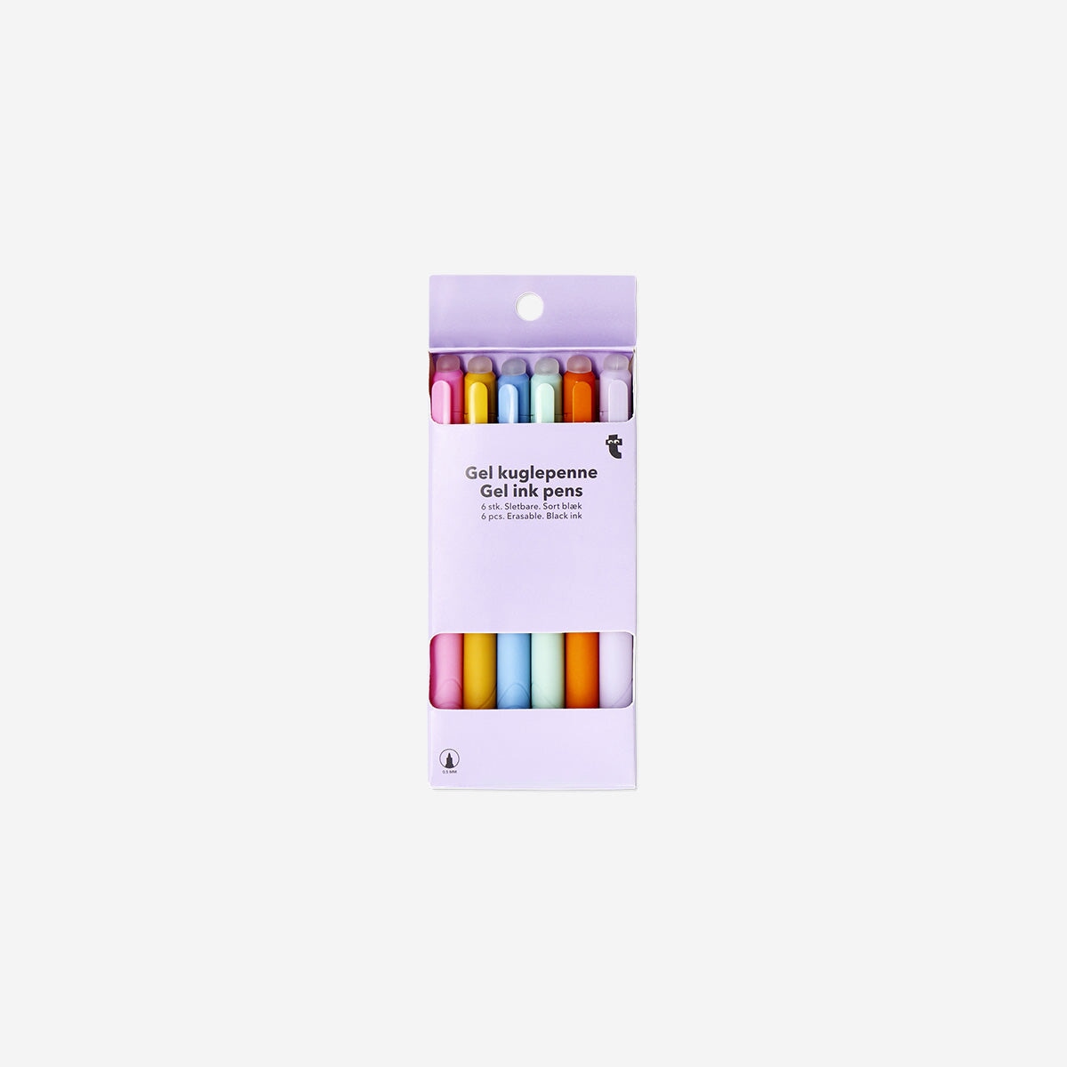 Erasable gel ink pens - 6 pcs