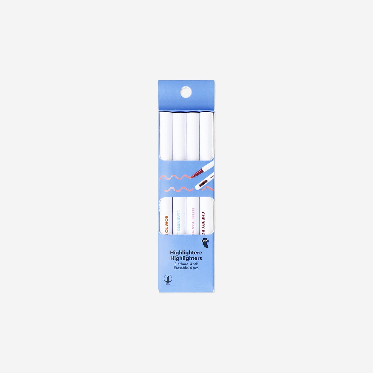 Erasable highlighters - 4 pcs