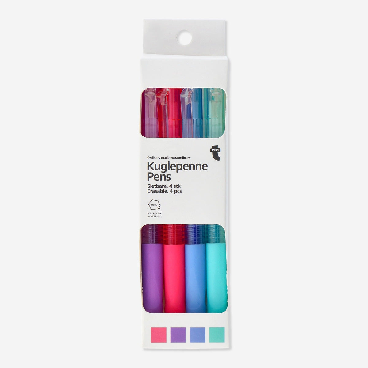 Erasable pens. 4 pcs