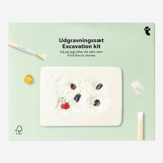 Udgravningssæt - Ædelsten