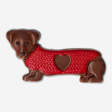 Chocolate Valentine dog