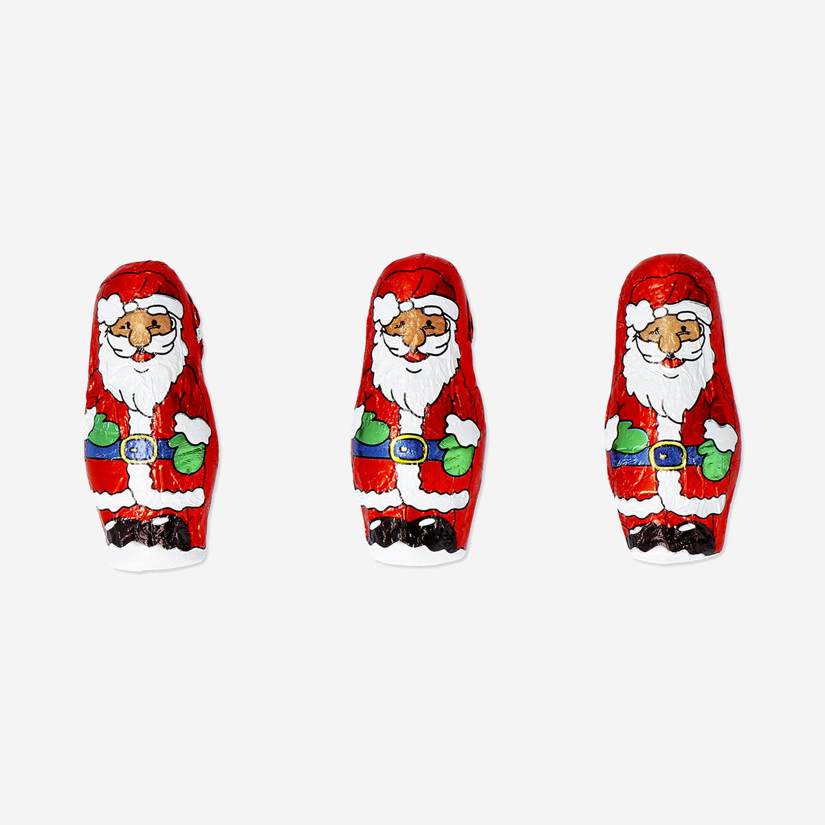 Cocoa confectionery Santas in net. Test update
