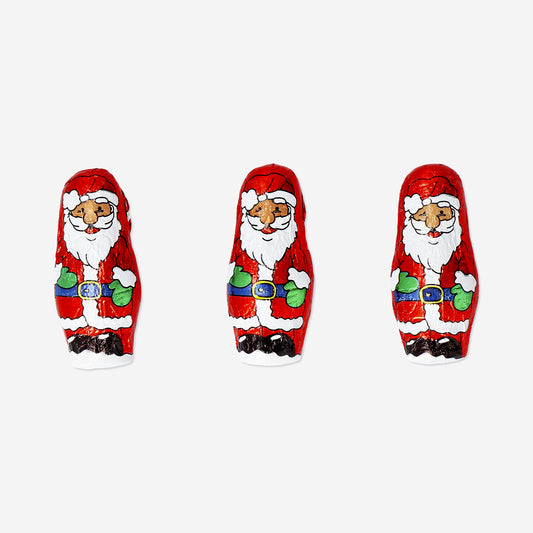 Cocoa confectionery Santas in net. Test update
