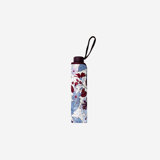 Folding floral umbrella
