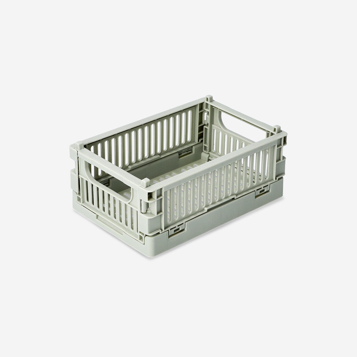 Green collapsible storage box - Small
