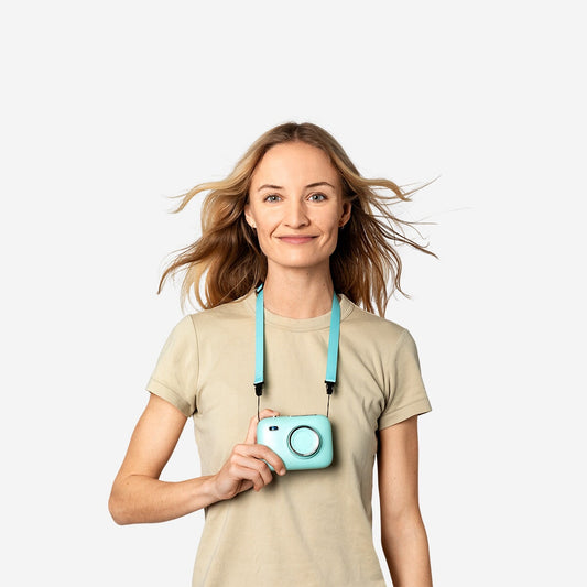 Handheld camera fan
