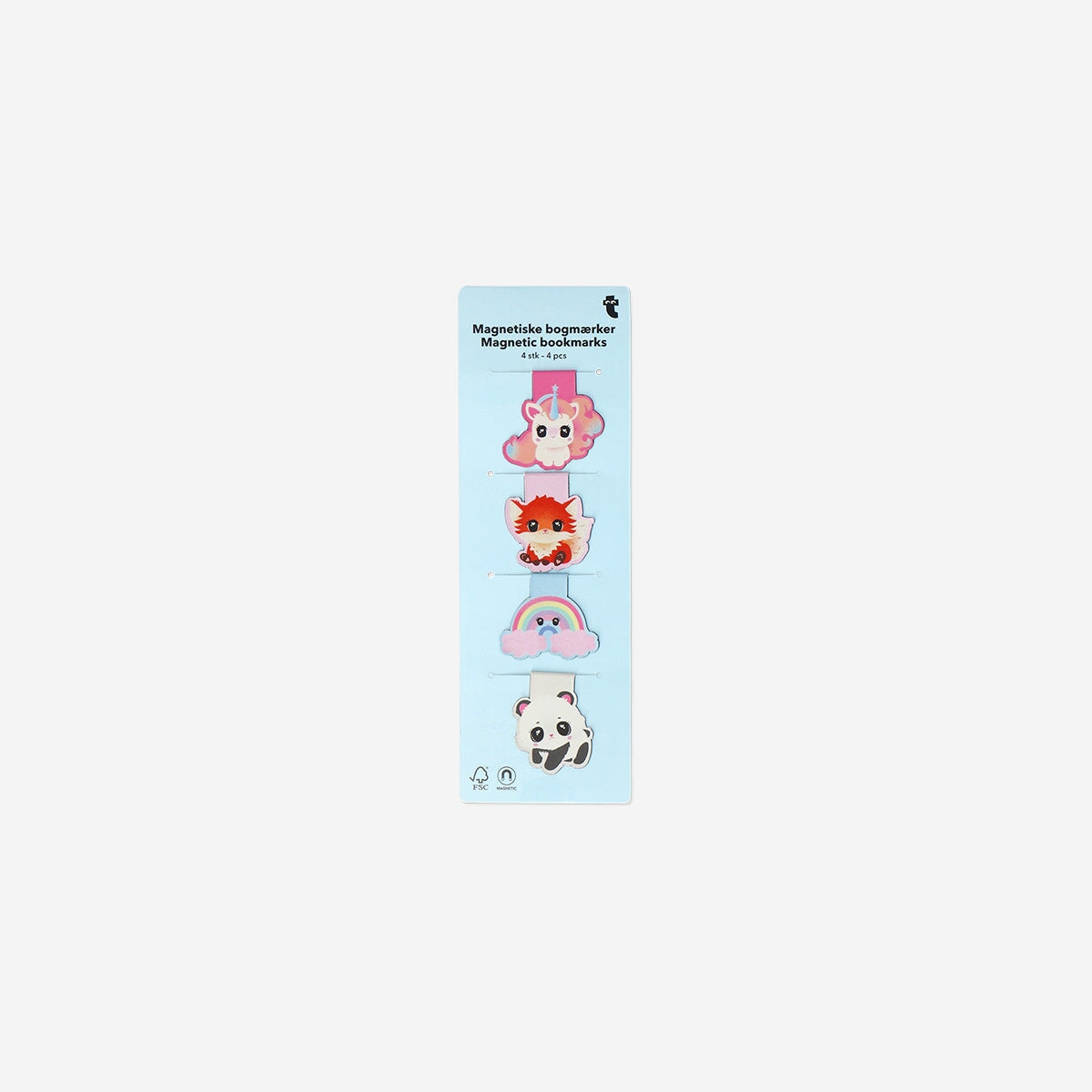 Magnetic animal bookmarks - 4 pcs