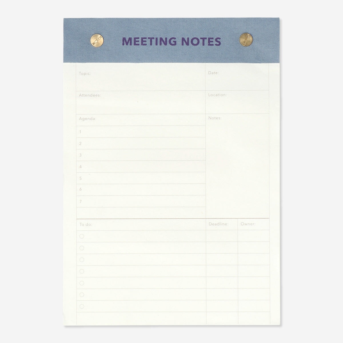Meeting planner. A5