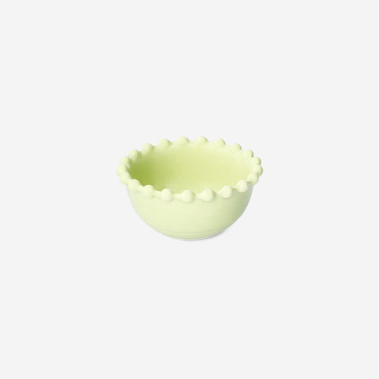 Mini grøn skål med boblekant