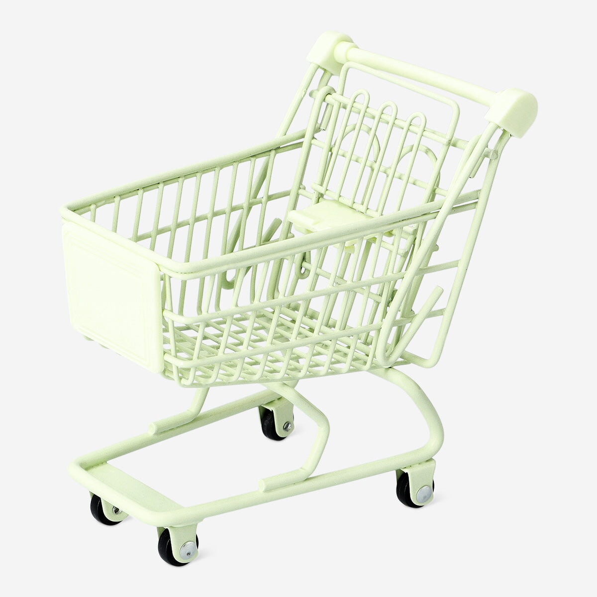 Mini grøn indkøbsvogn