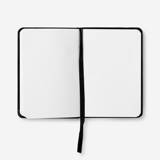 Notebook with Blank Pages and Elastic Closure - A6