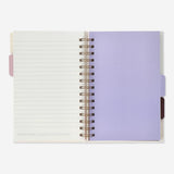 Notebook with page markers. A5