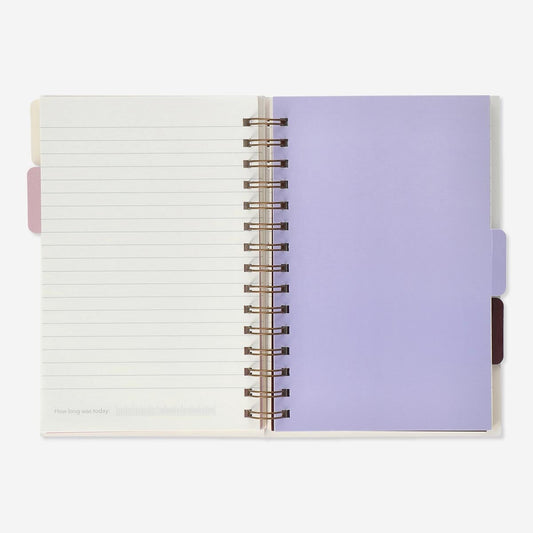 Notizbuch mit Seitenmarkern. A5