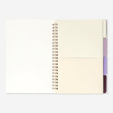 Notebook with page markers. A5