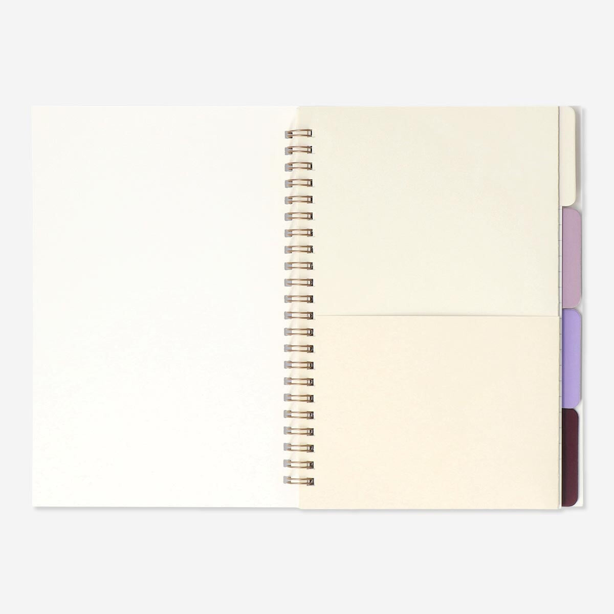 Notebook with page markers. A5