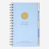 Notebook with page markers. A5