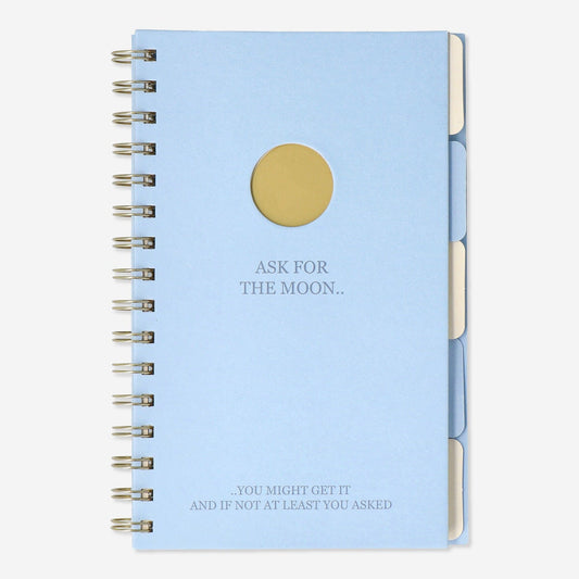 Notebook with page markers. A5