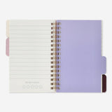 Notebook with page markers. A6