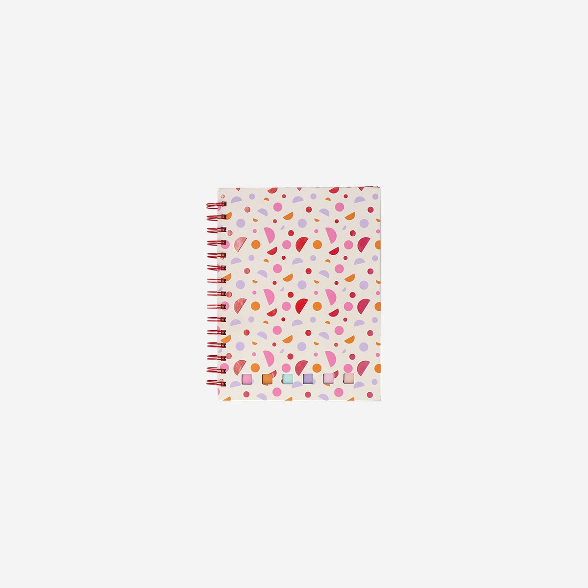 Notebook with page markers and pen