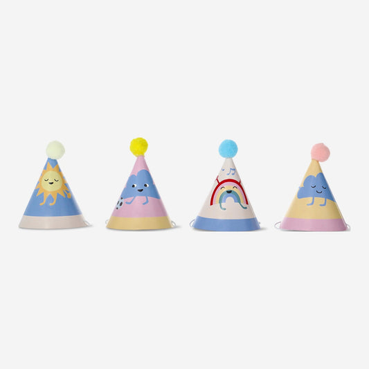 Party hats. 4 pcs