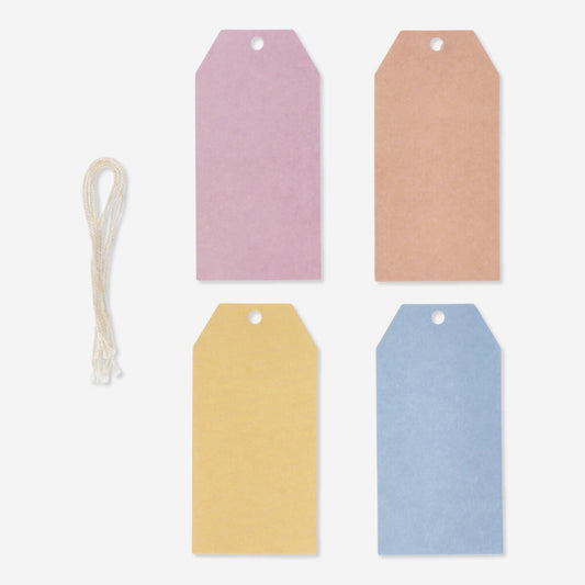 Pastel gift tags. 4 pcs